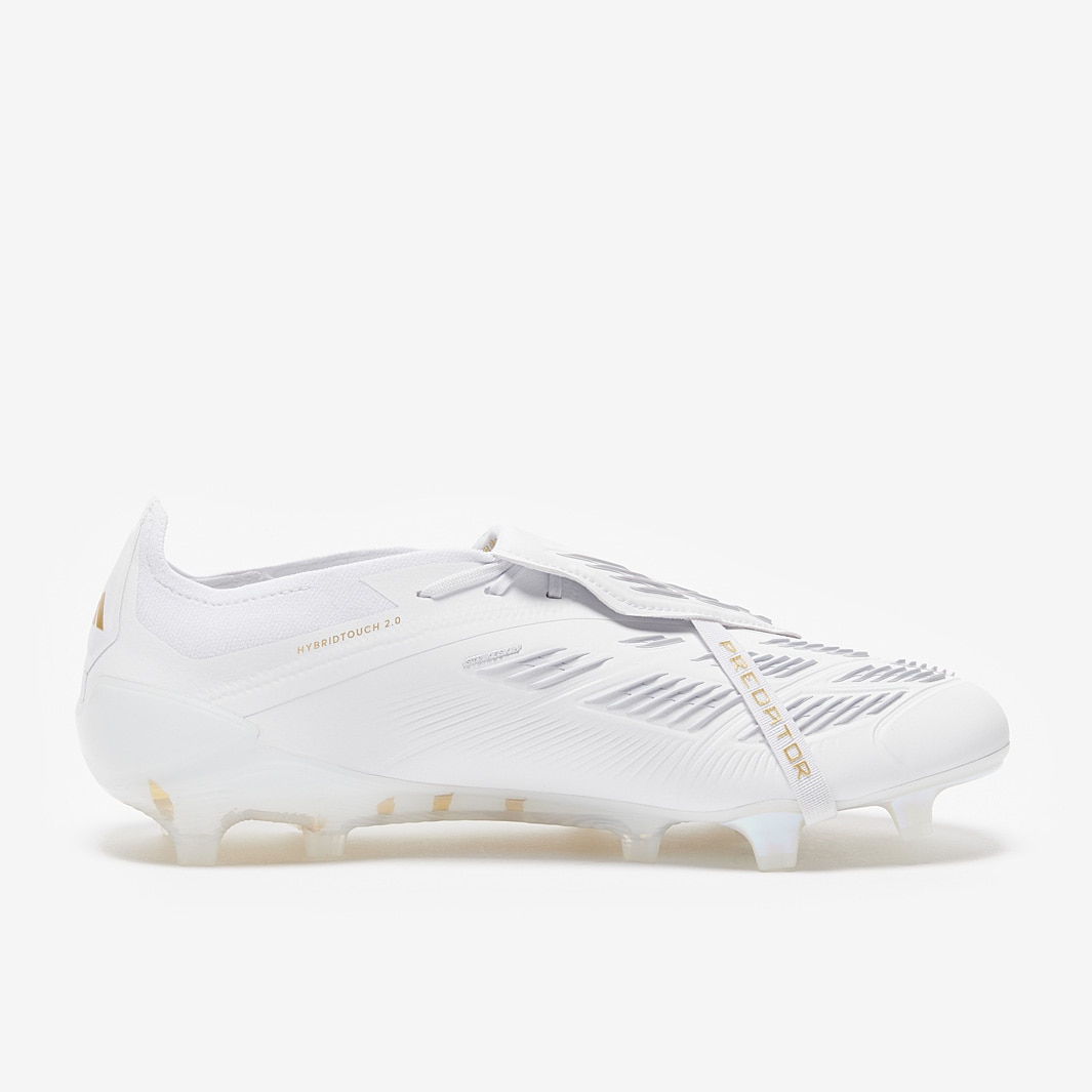 adidas Predator Elite Laceless Firm Ground - White/Silver