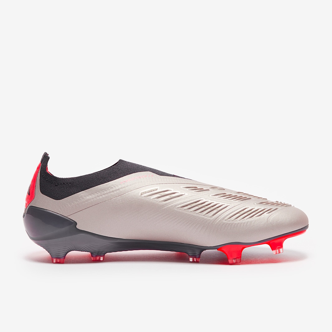 adidas Predator Elite Laceless Firm Ground PlatIndoor Met Aurora Black Carbon Adult Boots