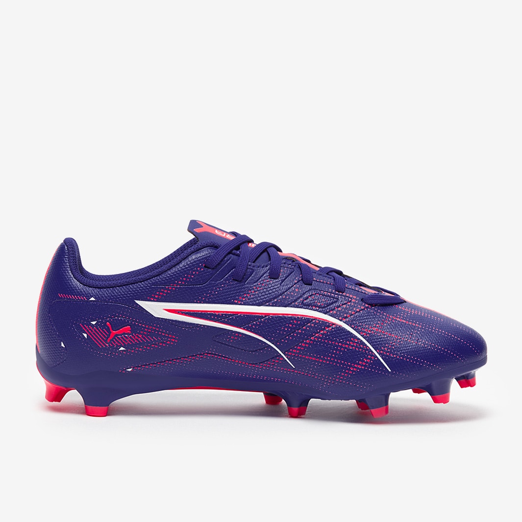 Puma Ultra 5 Play Firm Ground Artificial Grass Lapis Lazuli Puma White Sunset Glow Adult Boots