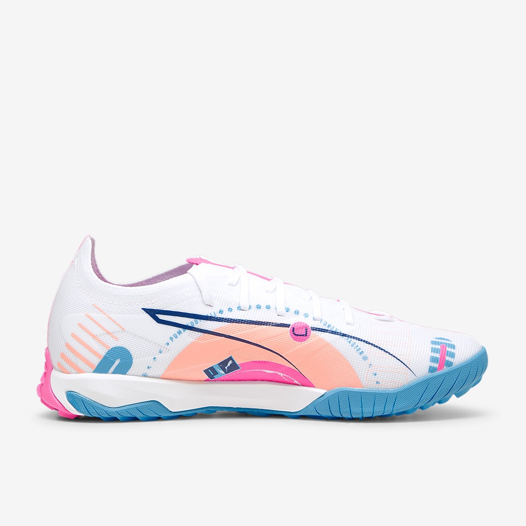 Puma Ultra 5 Match Volume Up Turf - Puma White/Luminous Blue