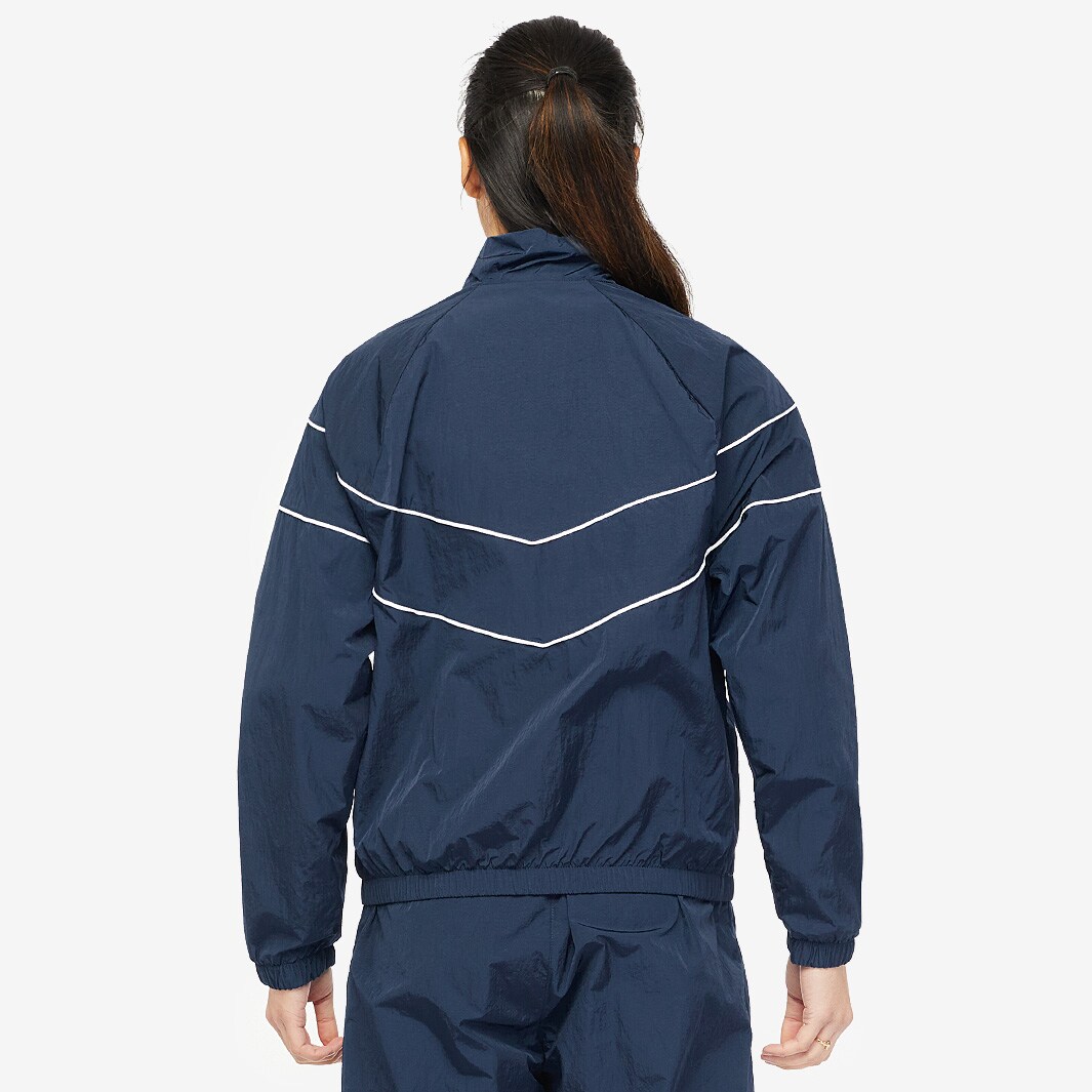 navy blue nike windbreaker womens