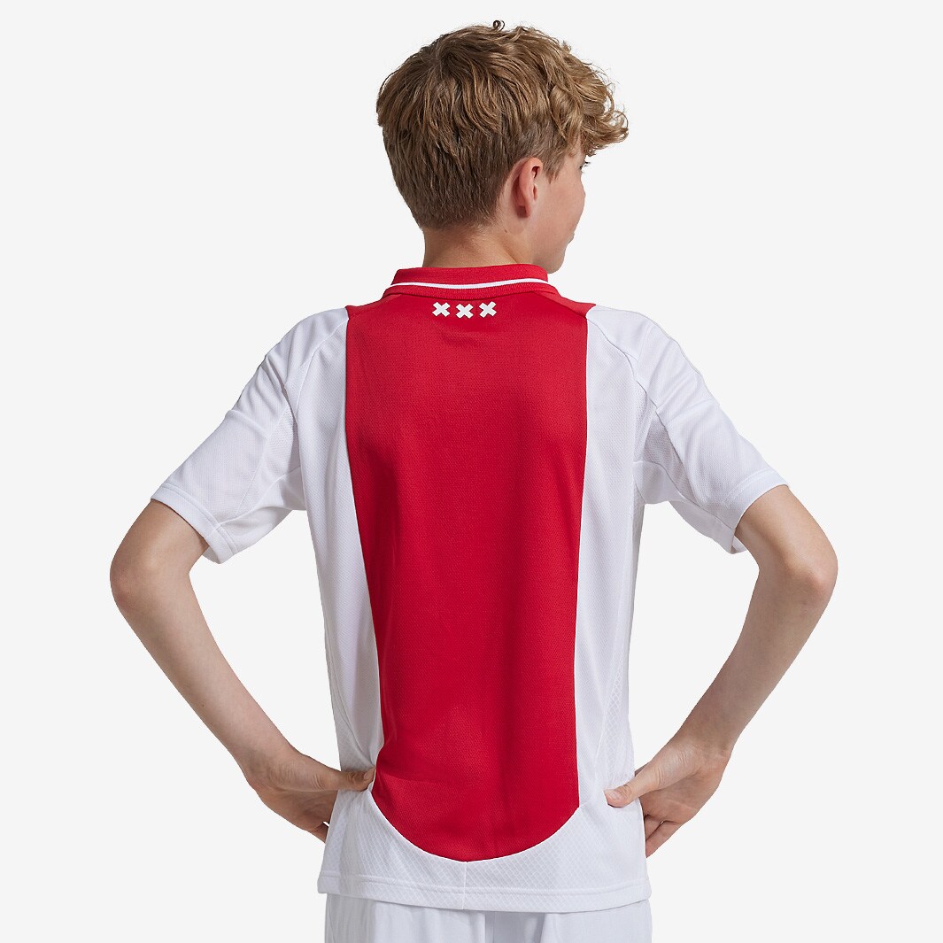 adidas Ajax 24/25 Kids Home Jersey - White - Boys Replica |