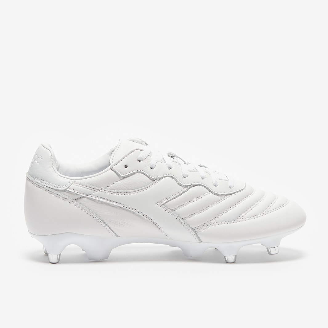 Diadora Brasil Pro Soft Ground - Whiteout - Adult Boots |