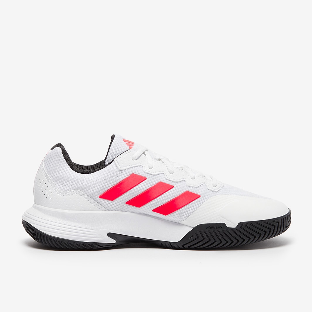 adidas GameCourt Tennis Shoes Ftwr White/Lucid Red/Core Black