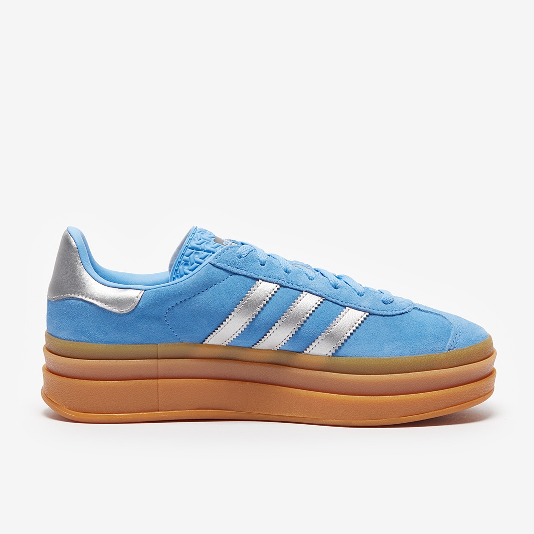 【adidas】GAZELLE BOLD Blue Burst Silver lic Aurora Ink adidas Originals Womens Gazelle Bold - Preloved Ink/Aurora