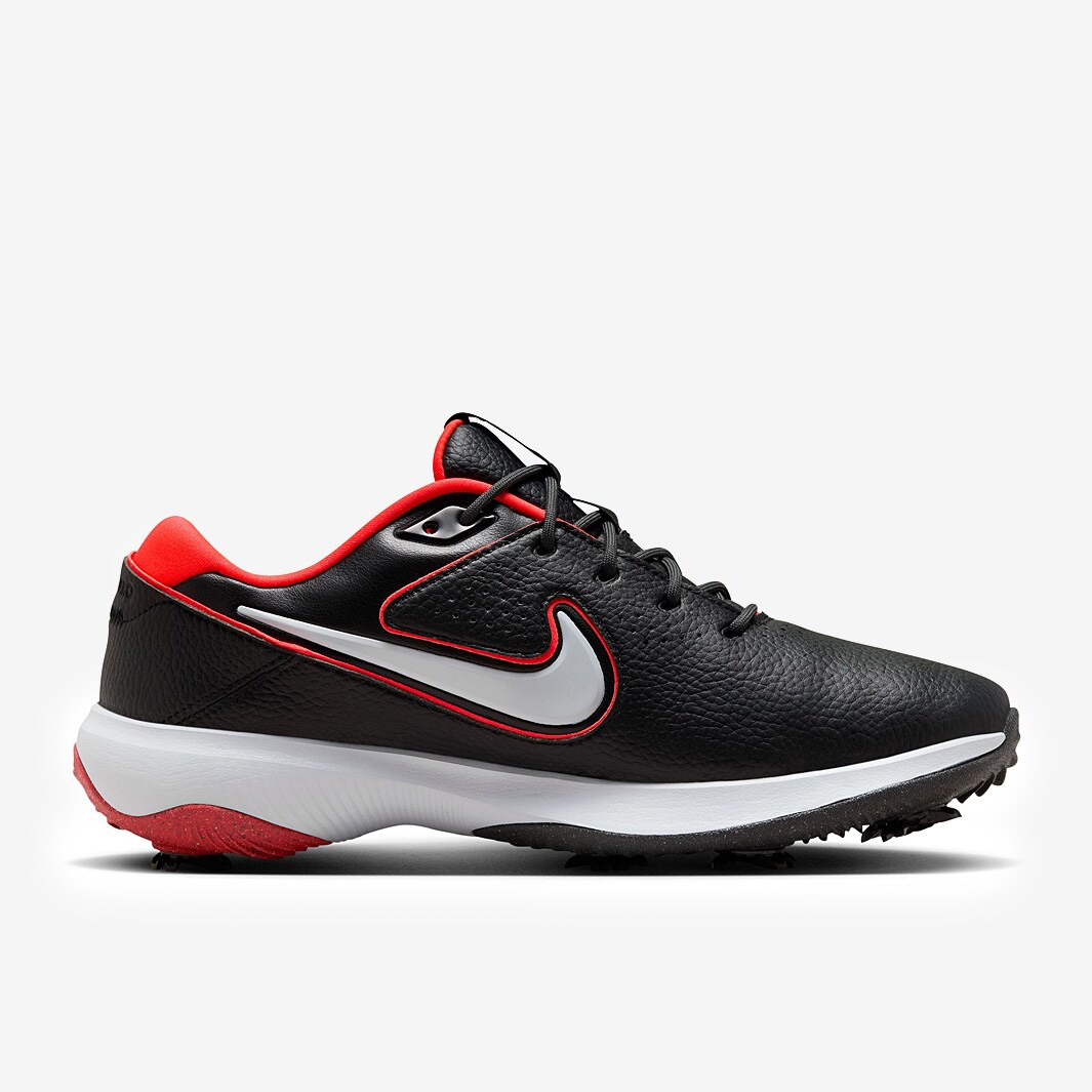 Nike Victory Pro Golf Shoes Black/Pure Platinum-Bright Crimson