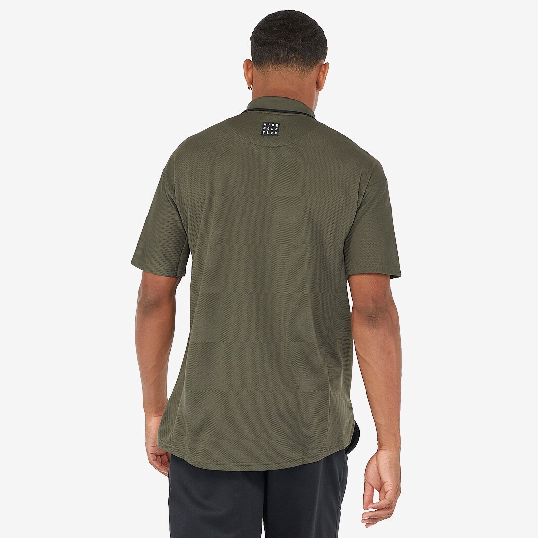 olive green nike golf shirt