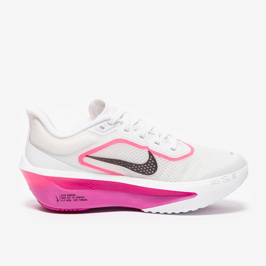Nike Womens Zoom Fly White/Black-Vivid Grape-Hyper Pink