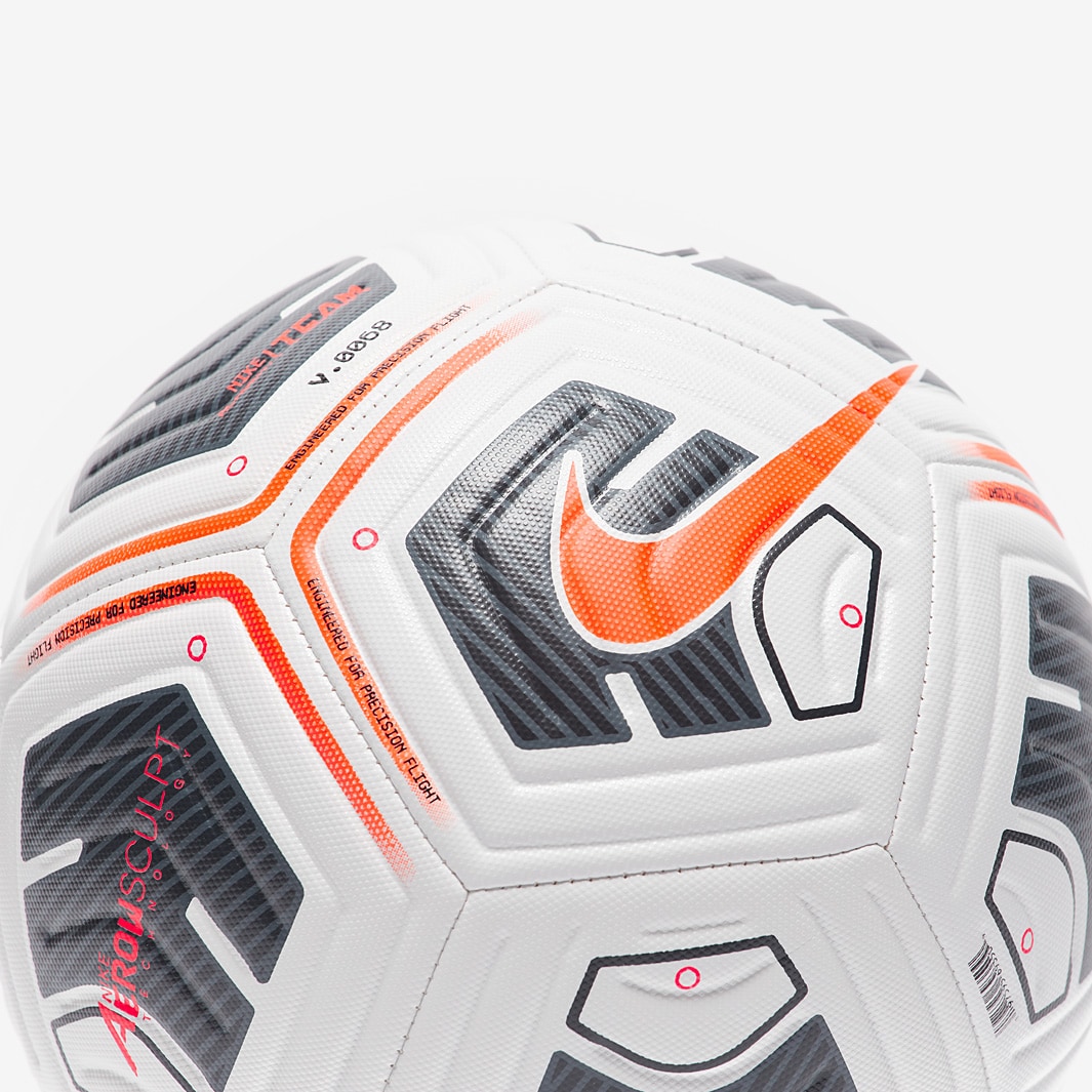 NIKE ナイキ MVP フリートレーナーエリートトレーニング ベースボール Nike Academy Soccer Ball - White/Black/Total Orange - Soccer Balls |