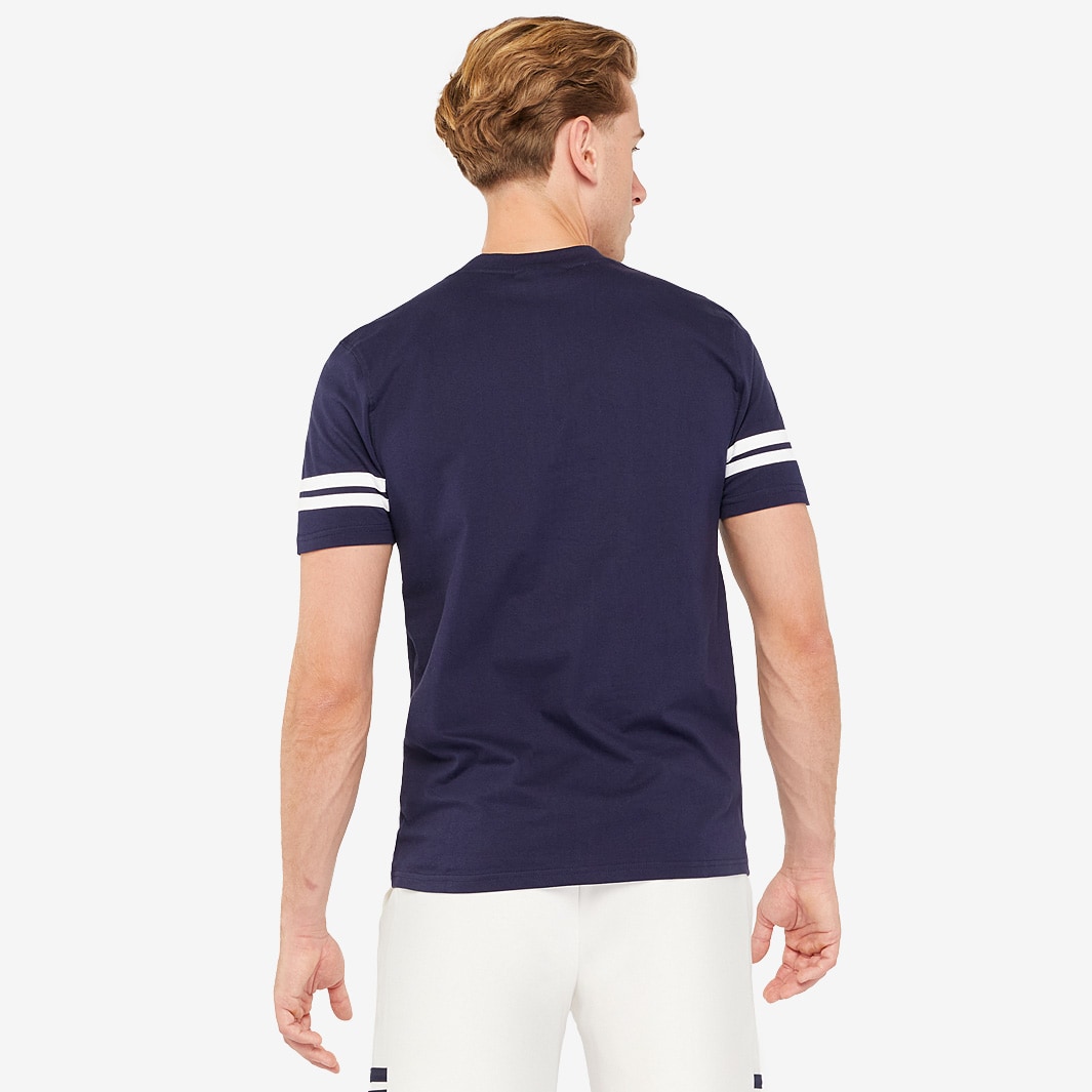 Sergio Tacchini Grello T シャツ マリタイム ブルー Sergio Tacchini Men's Grello Crew Neck T-Shirt, Maritime