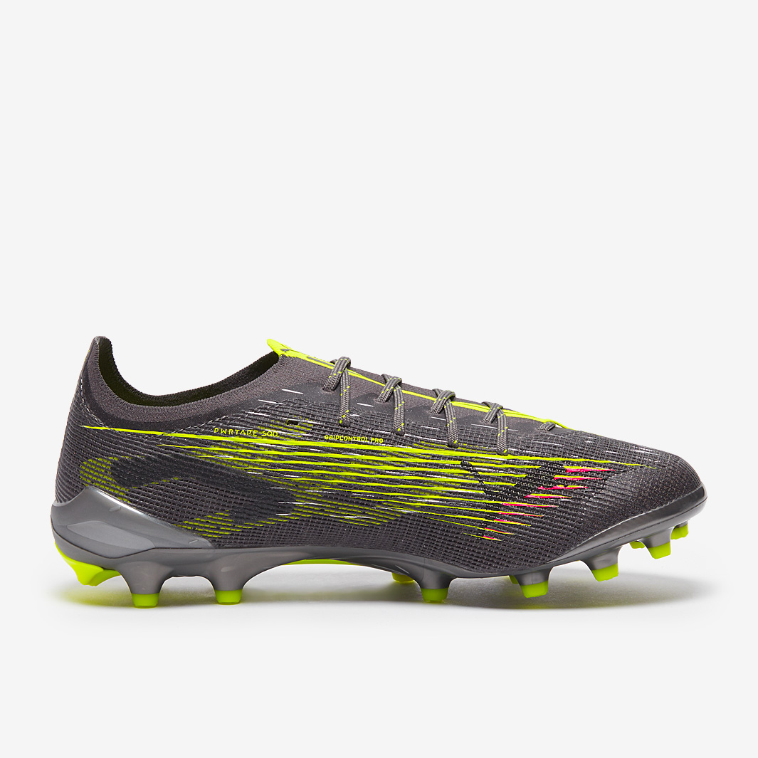 Puma Ultra 5 Ultimate Artificial Grass - Matte Aged Silver/Yellow