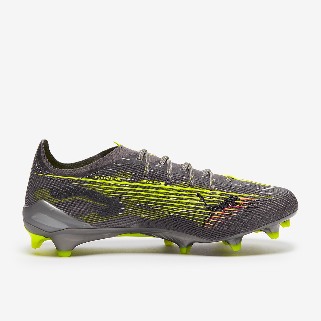 新作揃え Ultimate 5 Ultra Womens Puma FG Silver/Yellow Aged Matte - その他