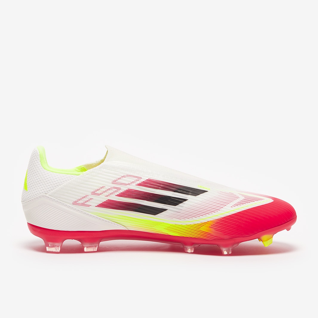 adidas F50 League Laceless Firm Ground/Mixed Ground - White/Black