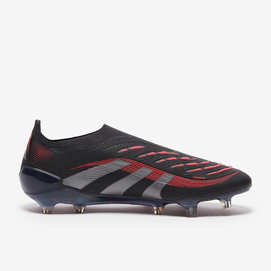 adidas Predator Elite Laceless Firm Ground - Black/Grey Four