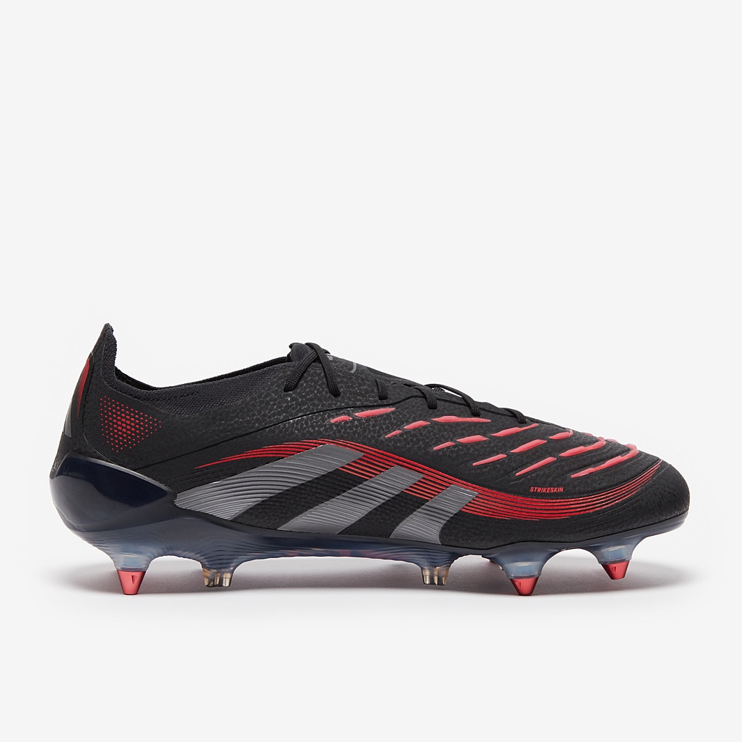 adidas Predator Elite Soft Ground - Black/Grey Four/Lucid Red