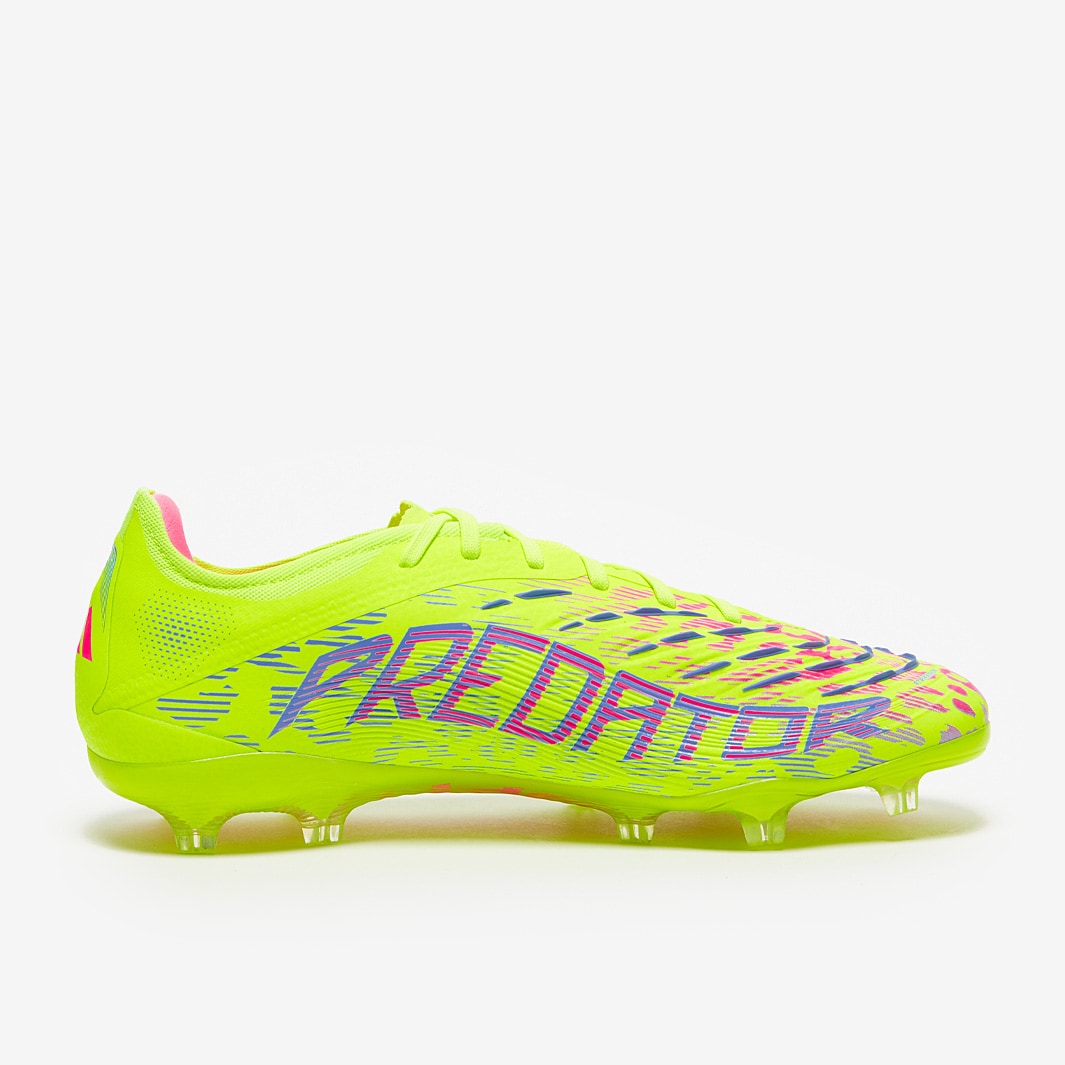 adidas Predator Pro Firm Ground - Lucid Lemon/Blue Fusion/Lucid