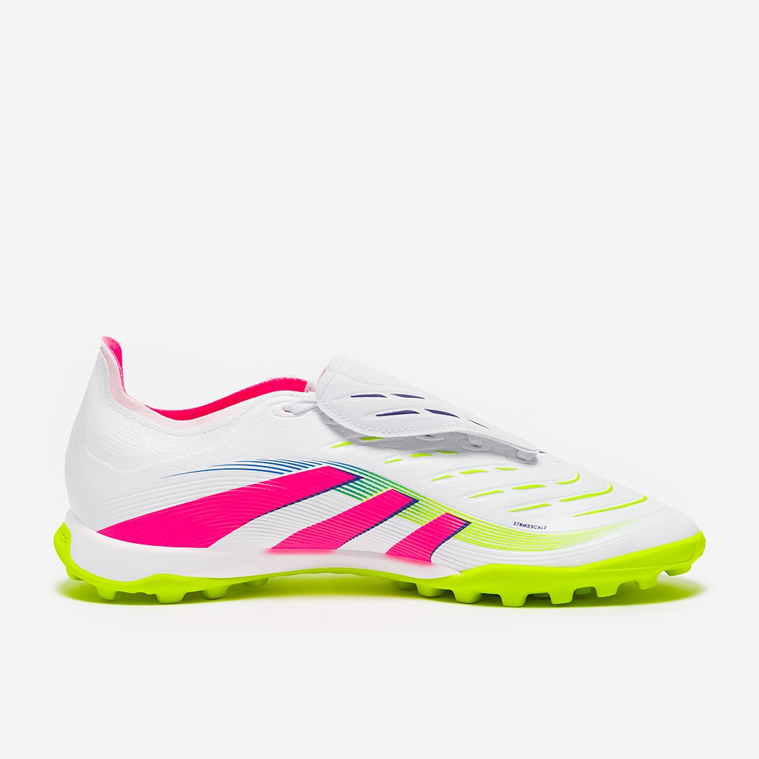 adidas Predator League Tongue Turf White/Lucid Pink/Lucid Lemon