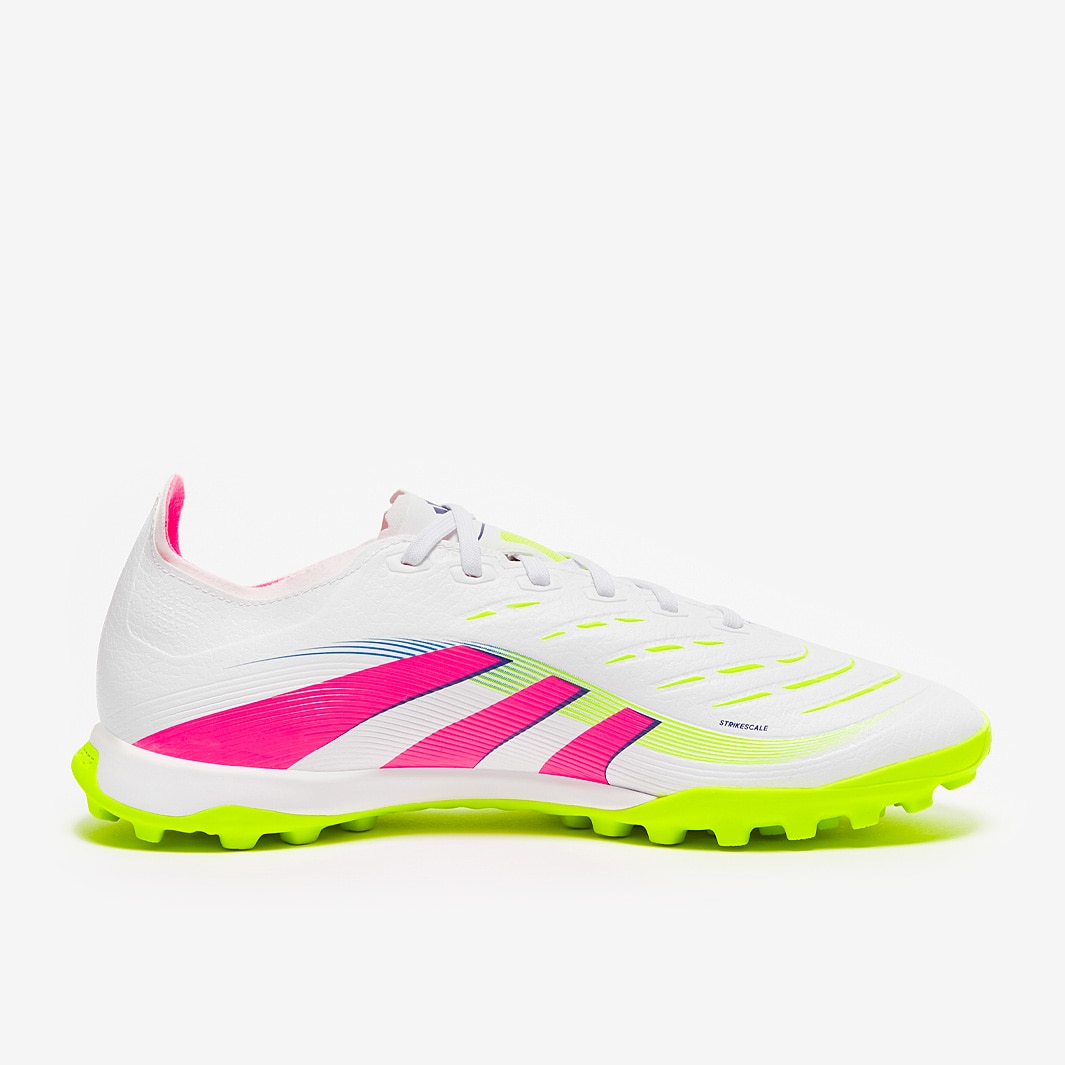 adidas Predator League Turf White/Lucid Pink/Lucid Lemon Adult - Main Image