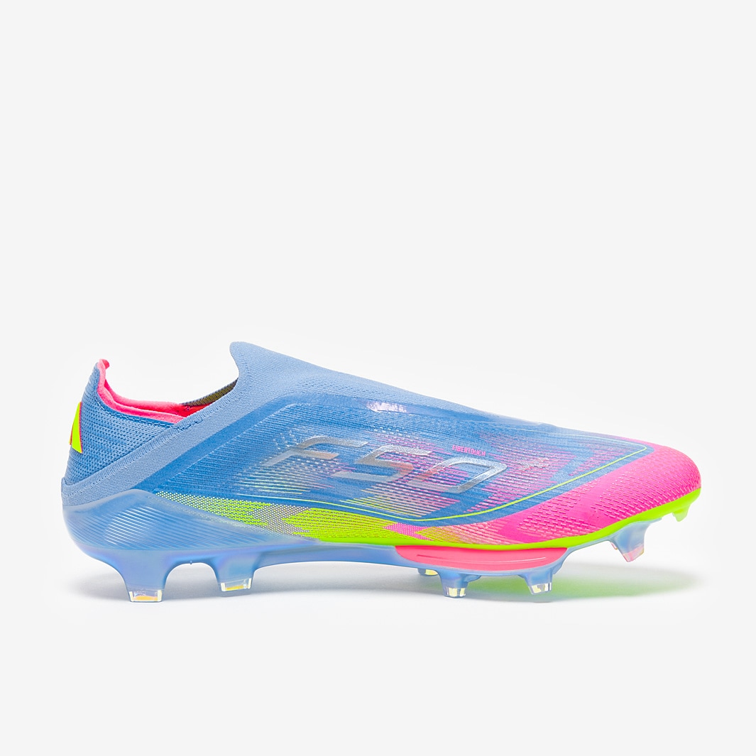 adidas F50+ Firm Ground - Blue Fusion/Lucid Lemon/Lucid Pink