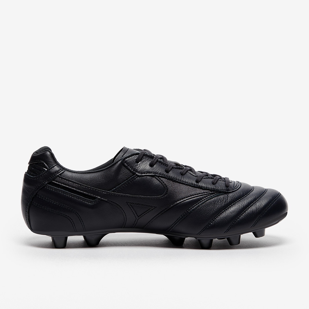 Mizuno Morelia 黒 Mizuno Morelia Elite II Made in Japan Firm Ground - Obsidian