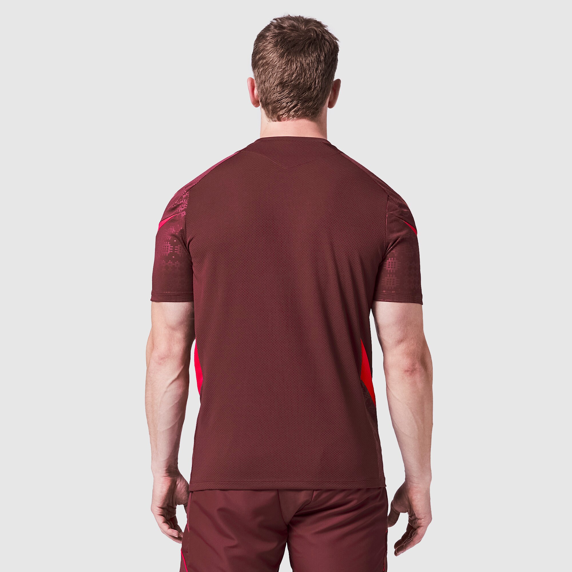 Macron Bfc M20 Player Training Maglia Poli ARG/Ner Mm SR Européen Homme