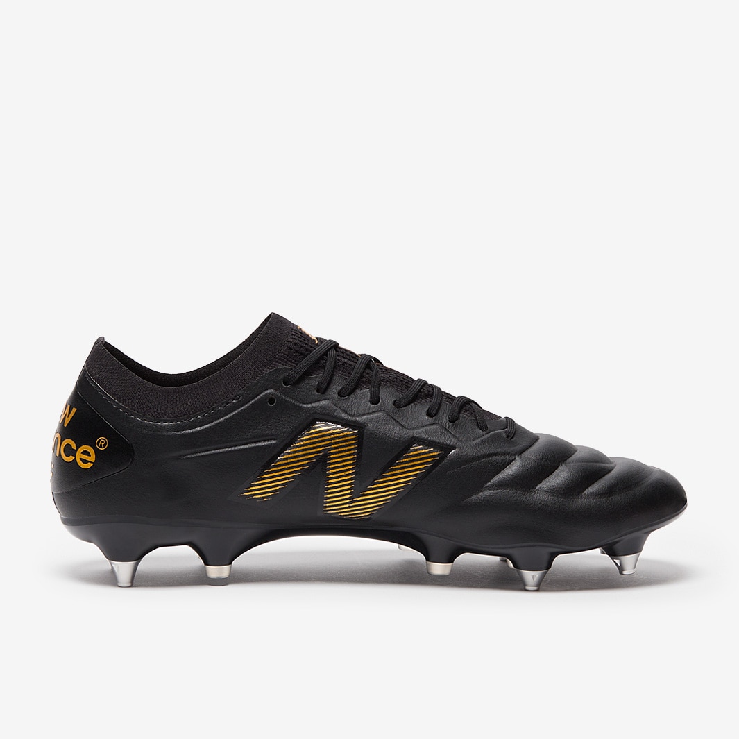 New Balance 442 V2 Elite Soft Ground - Black/Metallic Gold