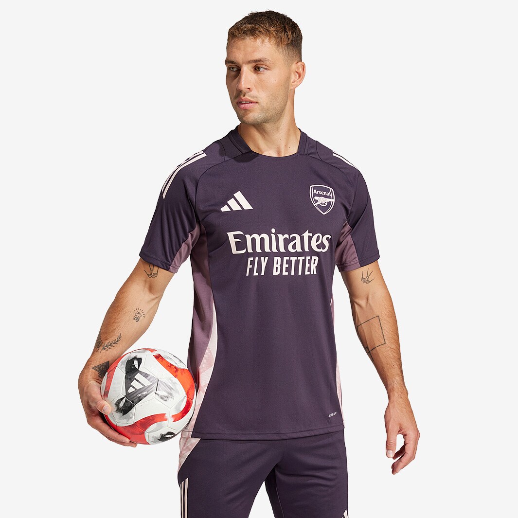 adidas Arsenal 24/25 Tiro 24 Training Jersey - Aurora Black - Mens