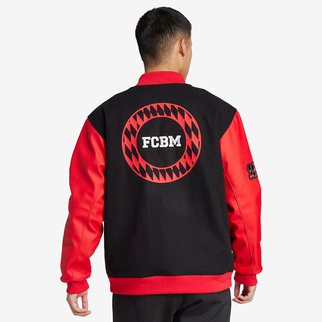 adidas Bayern Munich 24/25 VRCT Jacket - Black - Mens Replica |