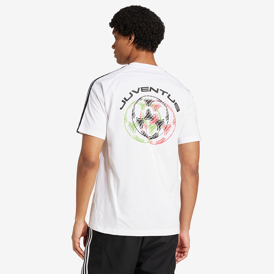 adidas Juventus 24/25 UBP T-Shirt - White/Black - Mens Replica |