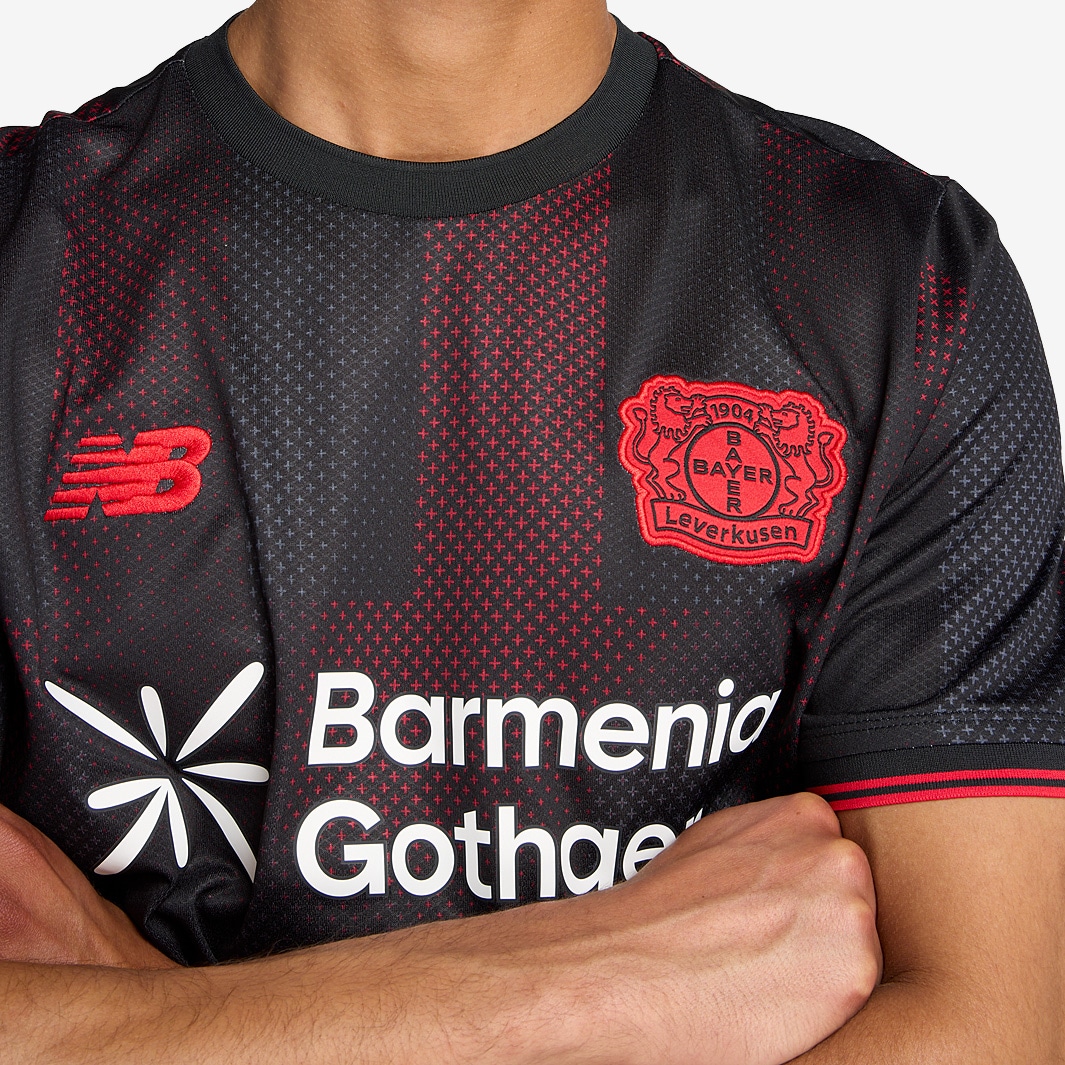 New Balance Bayer Leverkusen 25/26 SS Home Shirt - Print