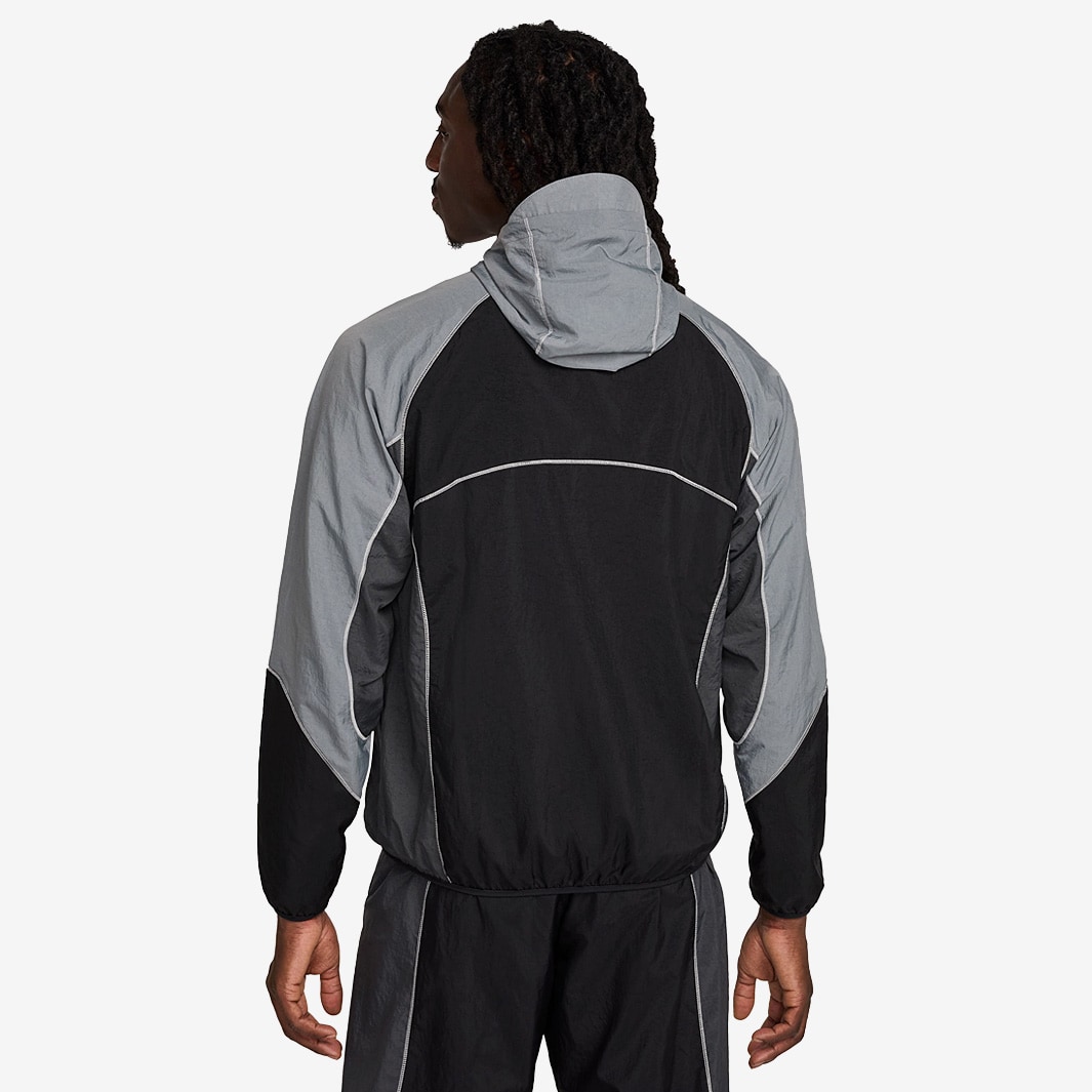 Nike Strike+ Water Repellent Hooded Jacket - Black/Smoke Grey