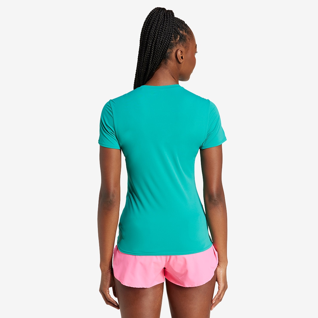 売れ筋商品|||アディダス Tシャツ レディース トップス ADIZERO TEE - Basic T-shirt - glory green adidas Performance ADIZERO TEE - Sports T-shirt - glory