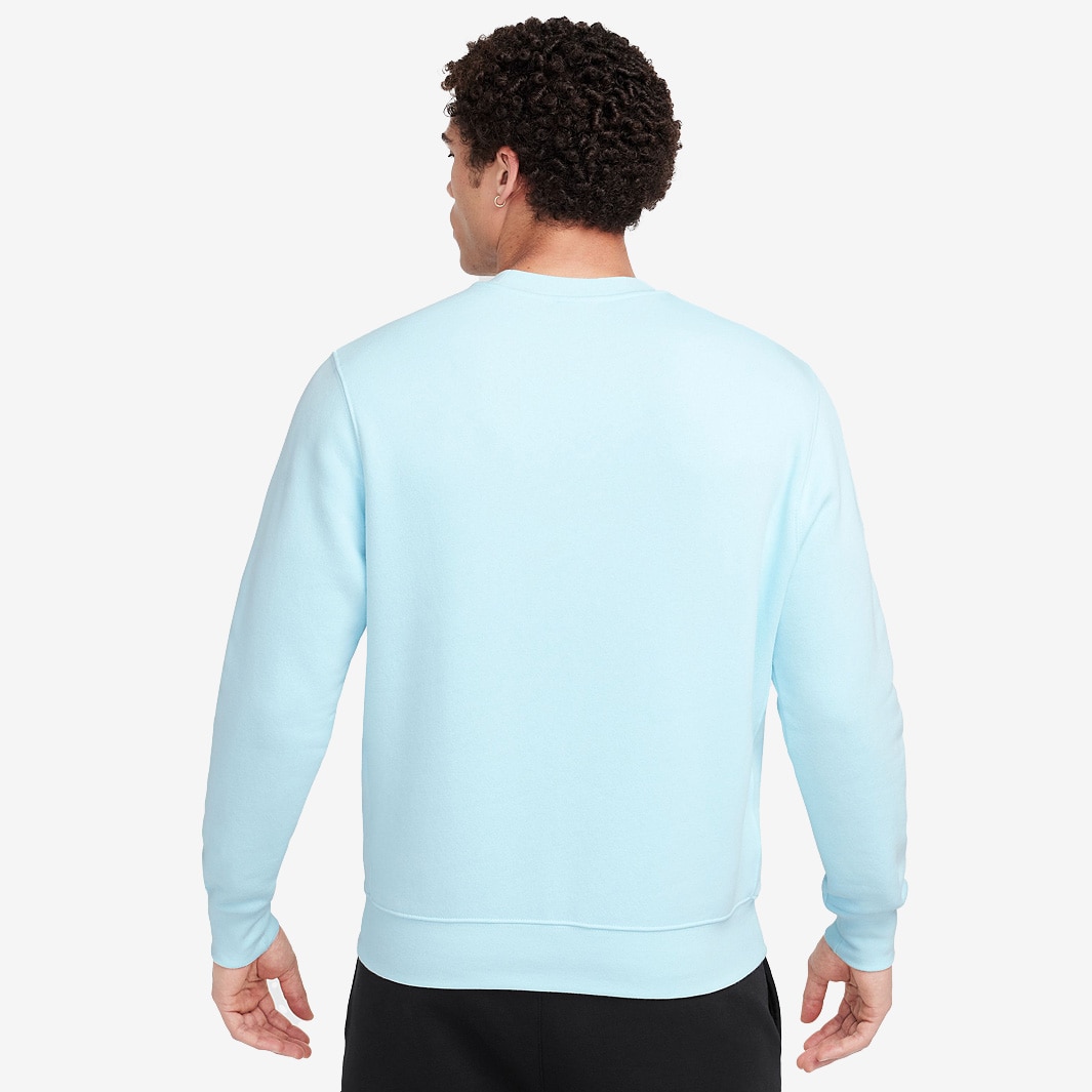 nike club crew sweatshirt aqua
