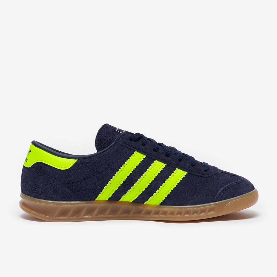 adidas Originals Hamburg pour Femme Indigo Nuit/Jaune/Or