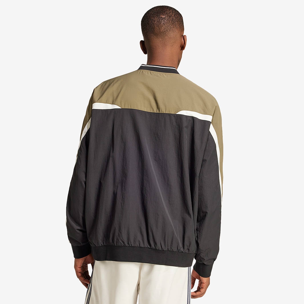 【adidas】CUTLINE PULLOVER LONG-SLEEVE TOP★プルオーバー adidas Originals Cutline Pullover Long Sleeve Top - Black
