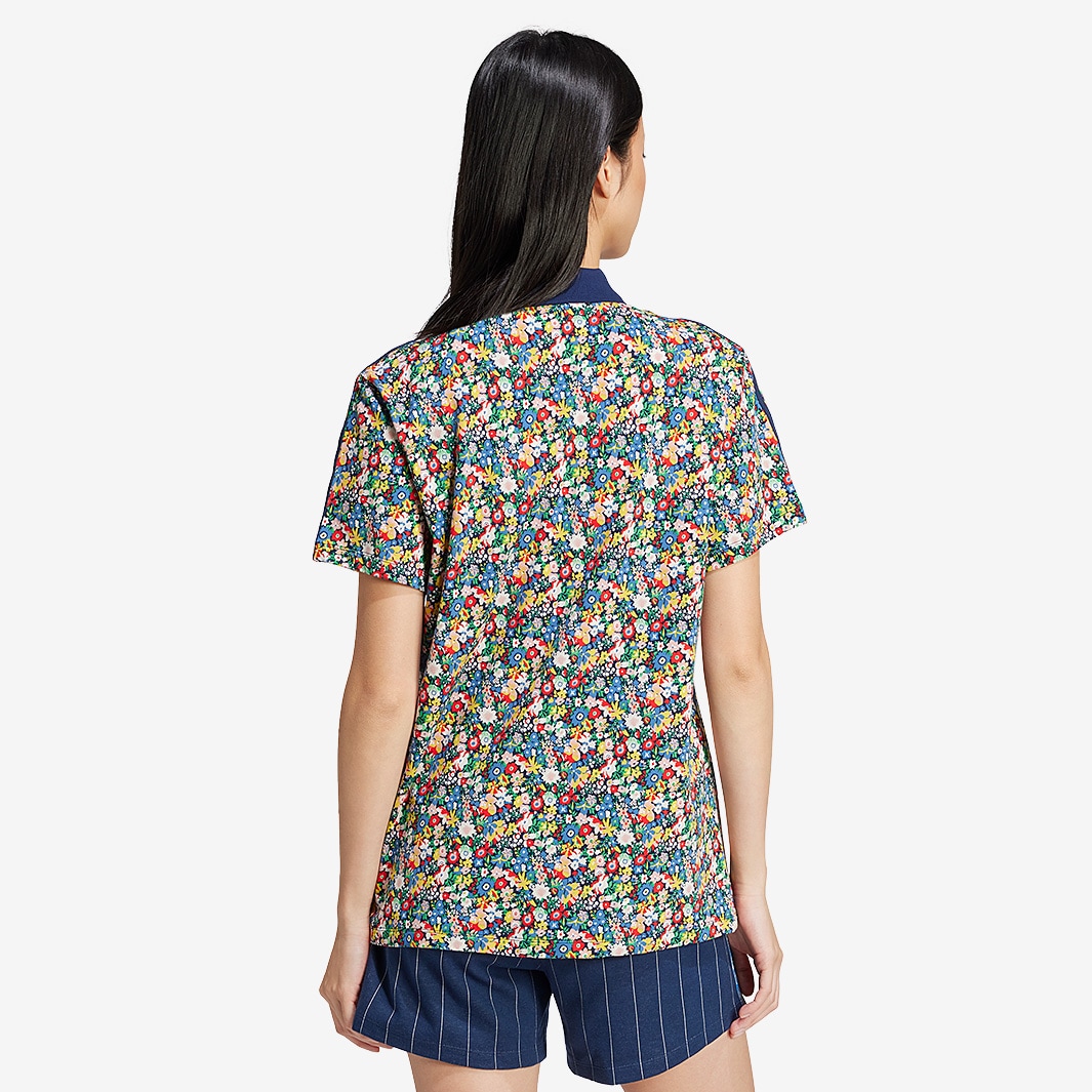売れ筋商品|||アディダスオリジナルス Tシャツ レディース トップス LIBERTY TEE - Polo shirt - multicolor/night indigo Women's T-shirts adidas Originals X Liberty London Cali Tee