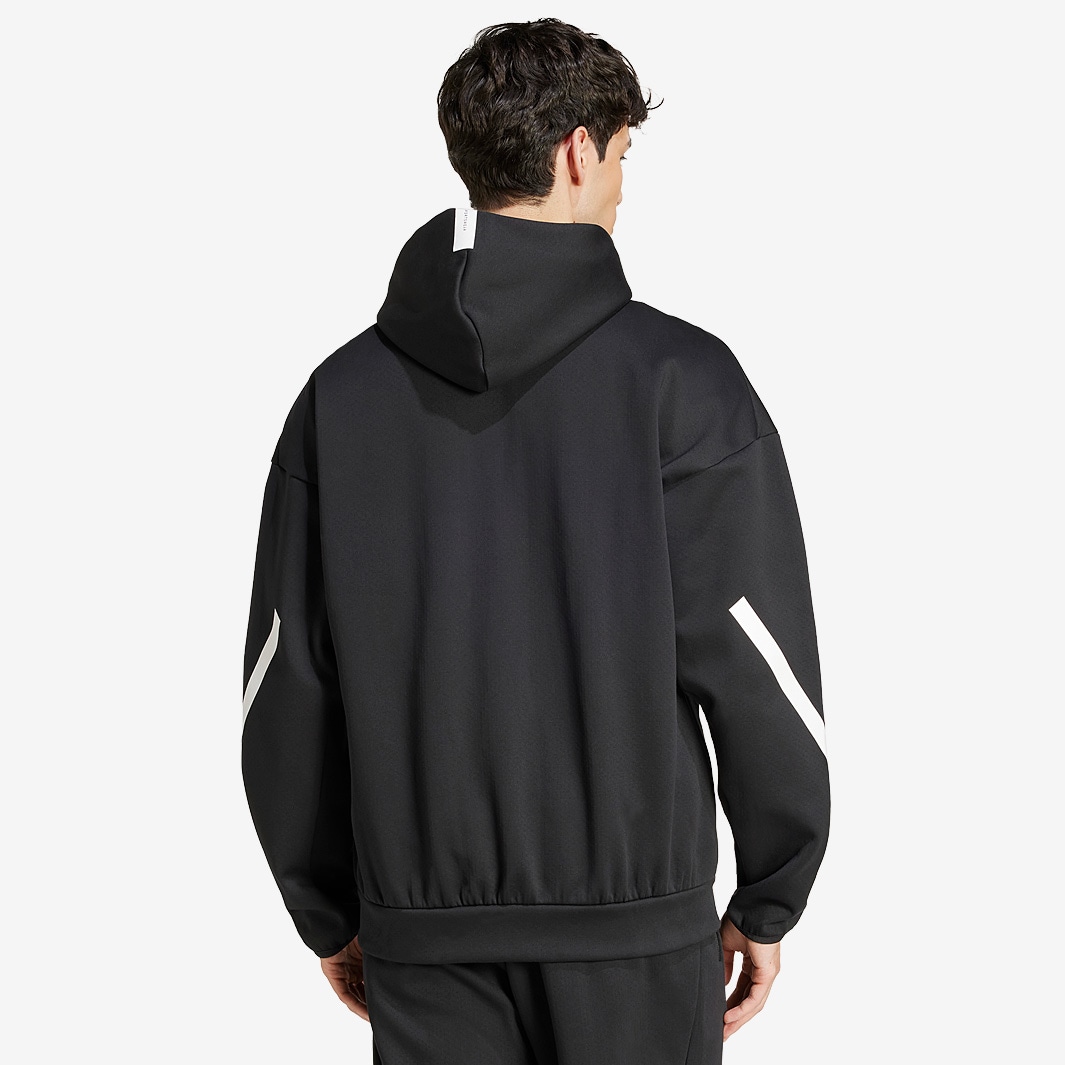 トップス archive adidas track jacket black white adidas Sportswear Z.N.E. Full-Zip Hooded Track Jacket