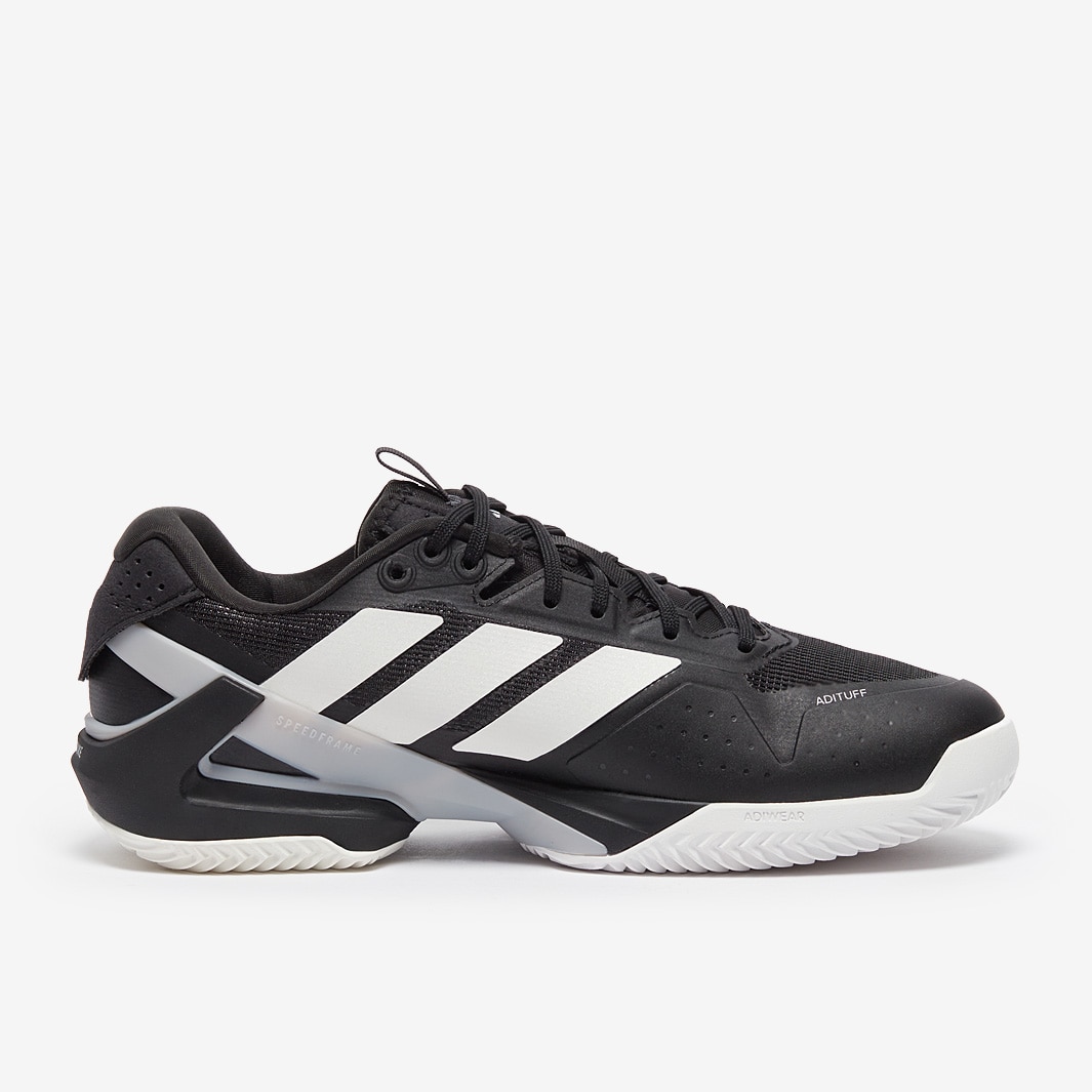 adidas adizero Ubersonic Clay Tennis Shoes Core Black/Zero Met