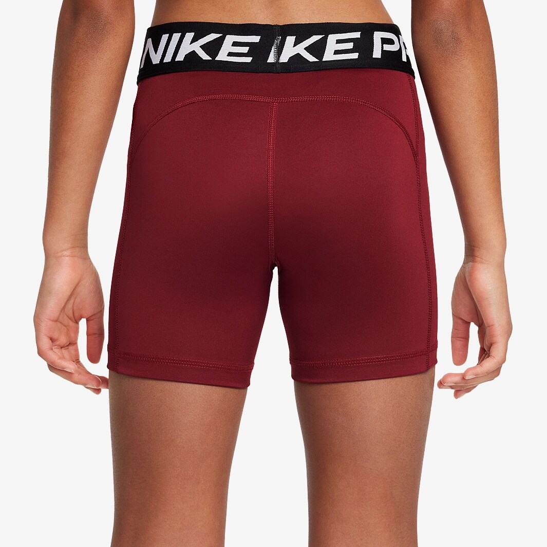 nike pro shorts women red