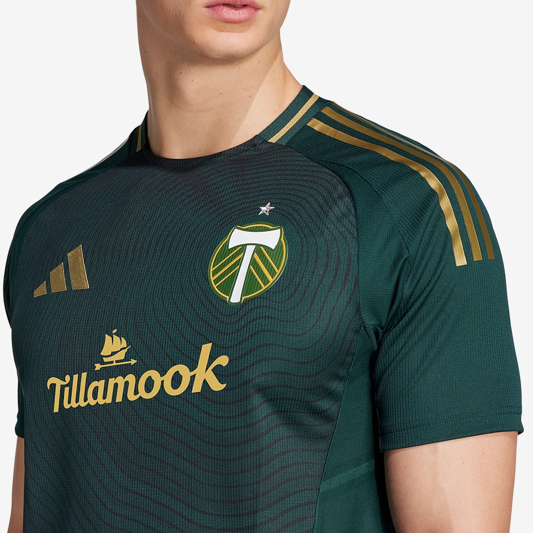 adidas Portland Timbers 2025 Authentic Home Jersey - Green Night