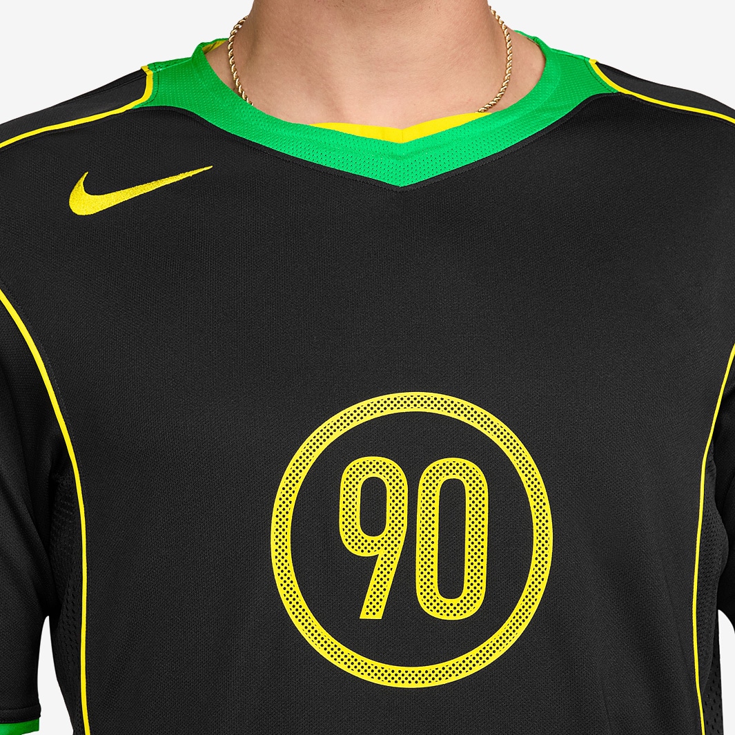 Nike Dri-FIT Total 90 Shirt - Black/Green Spark/Opti Yellow - Mens