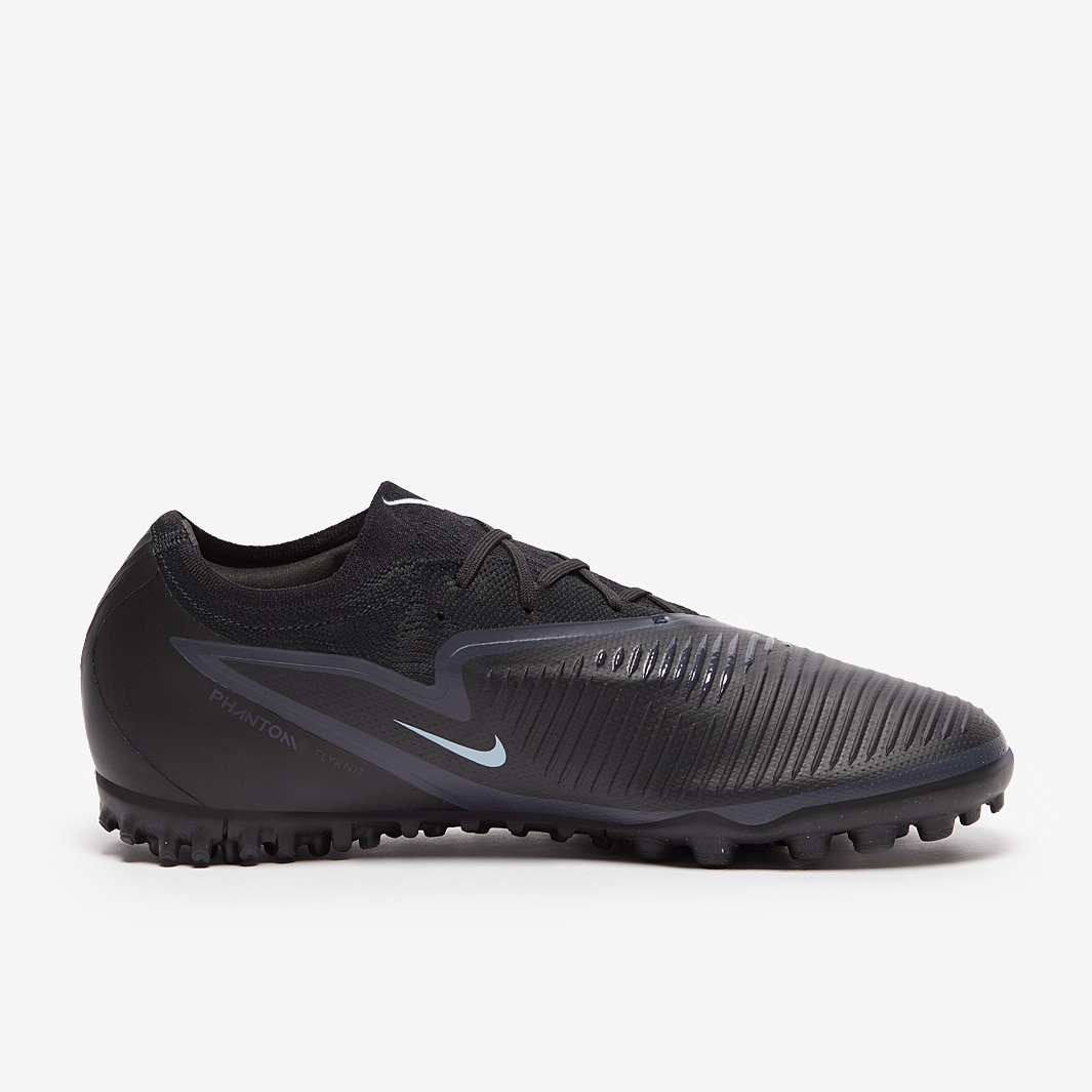 Nike Phantom ReactX 6 Pro Low Turf - Black/Black - Adult Cleats |