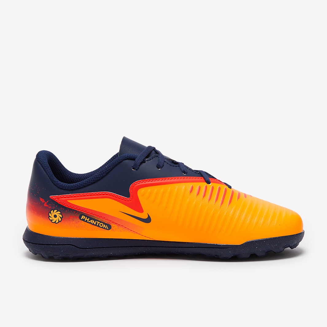 Nike Phantom Club Low x Haaland TF para niños Láser Naranja