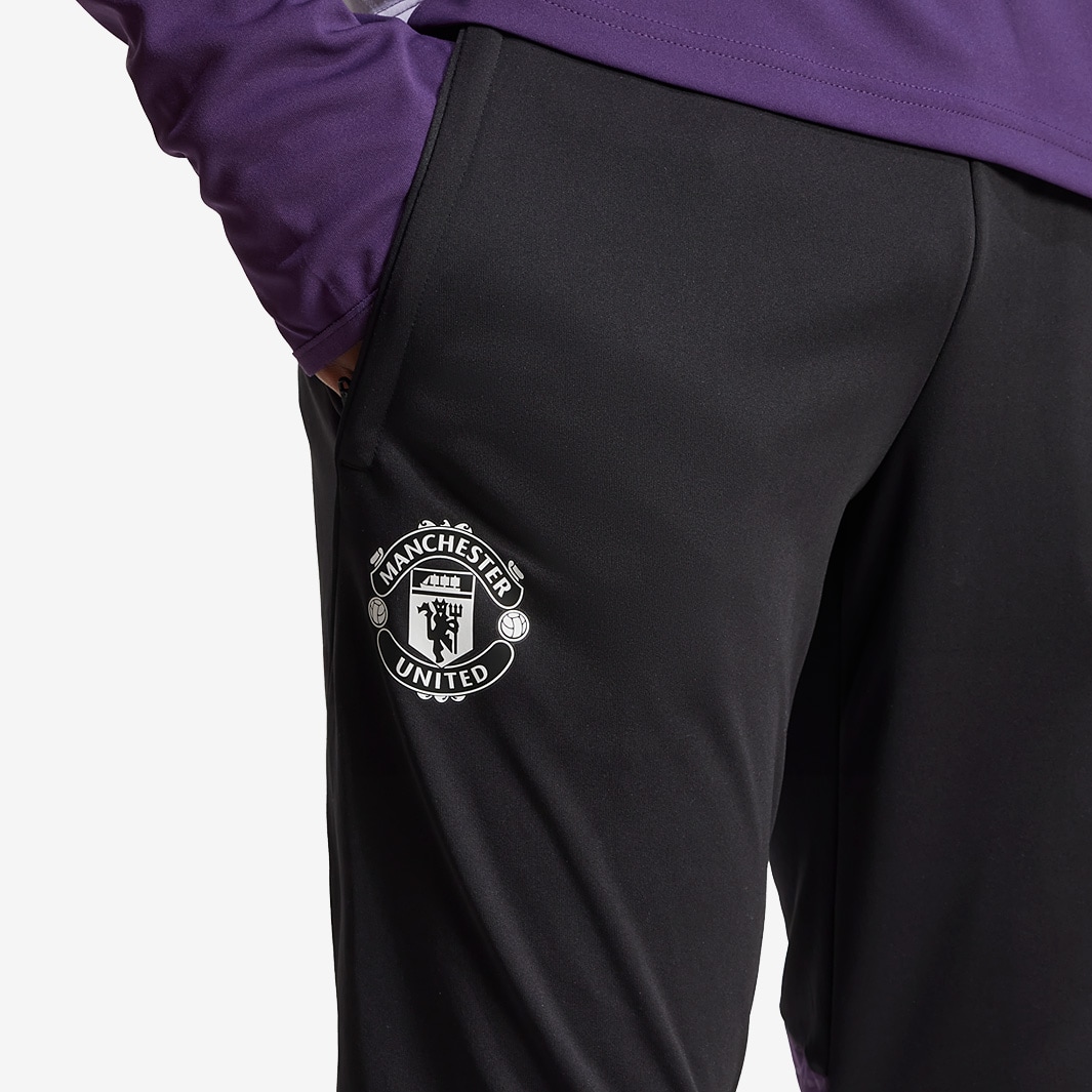 adidas Manchester United 25/26 Track Pants - Black/Aurora