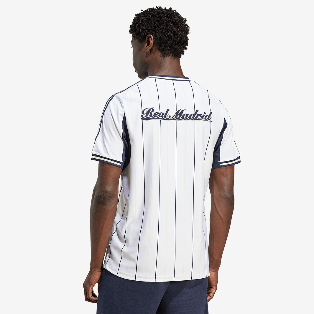 adidas Real Madrid シャツ L ネイビー メンズ トレーニング シャツ 24/25 ネイビー - レアル