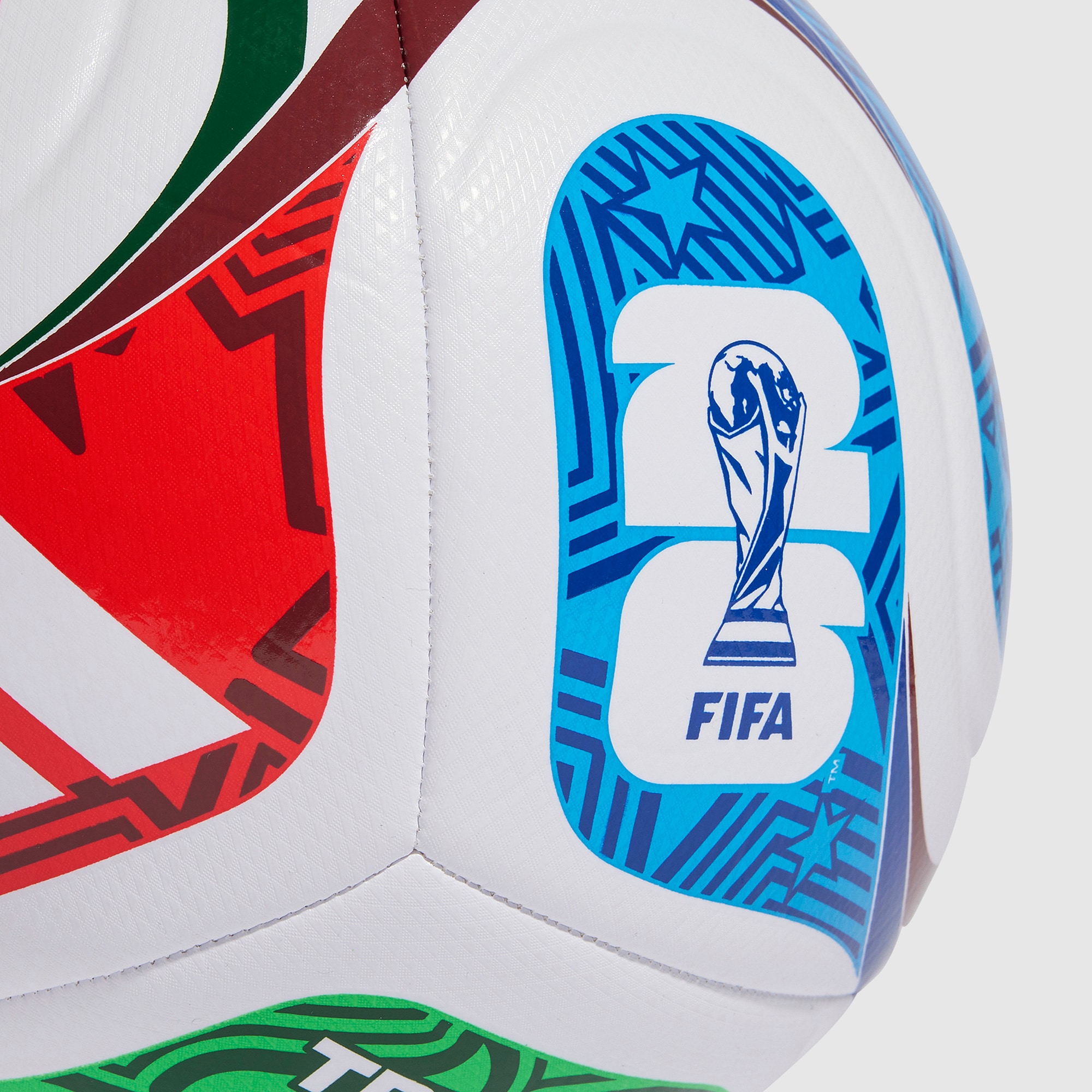 adidas World Cup 2026 Training Soccer Ball White/Team Royal Blue