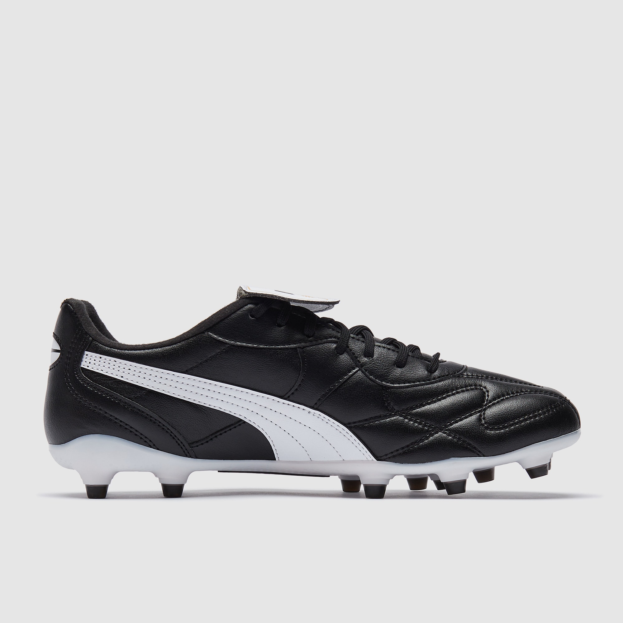 Puma King Top Firm Ground/Artificial Grass - Puma Black/Puma White