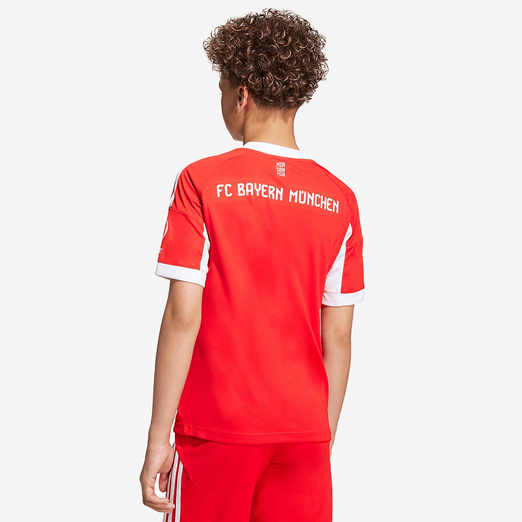 adidas BAYERN MÜNCHEN シャツ 赤 adidas Bayern Munich 25/26 Kids Home Jersey - Red - Boys