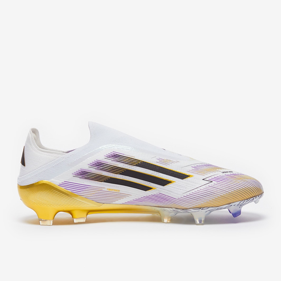 adidas F50 ELITE FG JH7617 Cloud White/Black/Gold Metallic
