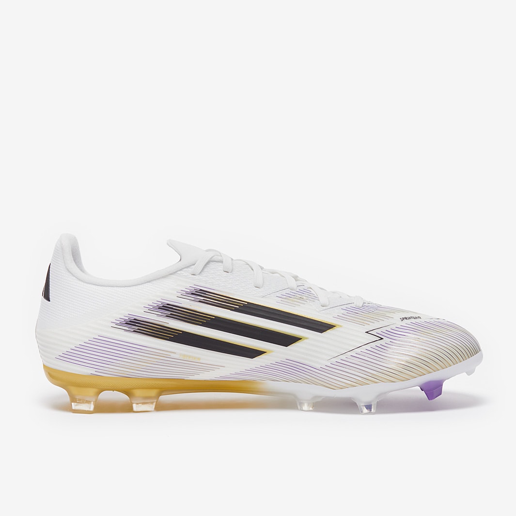 adidas F50 League Firm Ground/Mixed Ground - White/Core Black/Met
